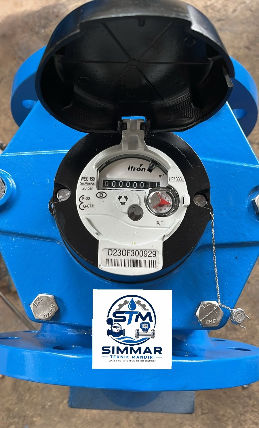 WATER METER ITRON 6 INCH