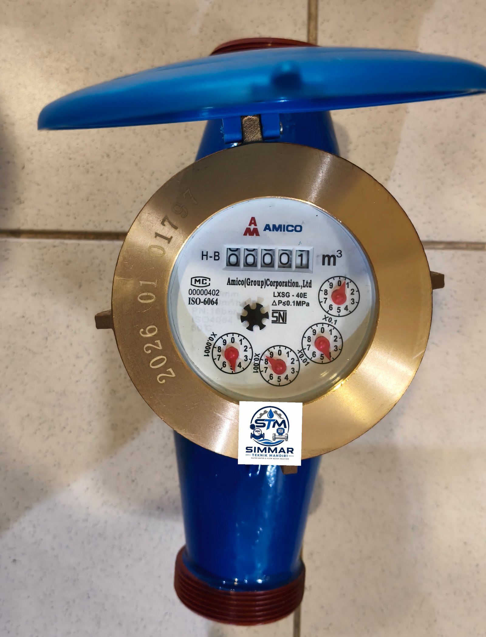 WATER METER AMICO 11/2 INCH