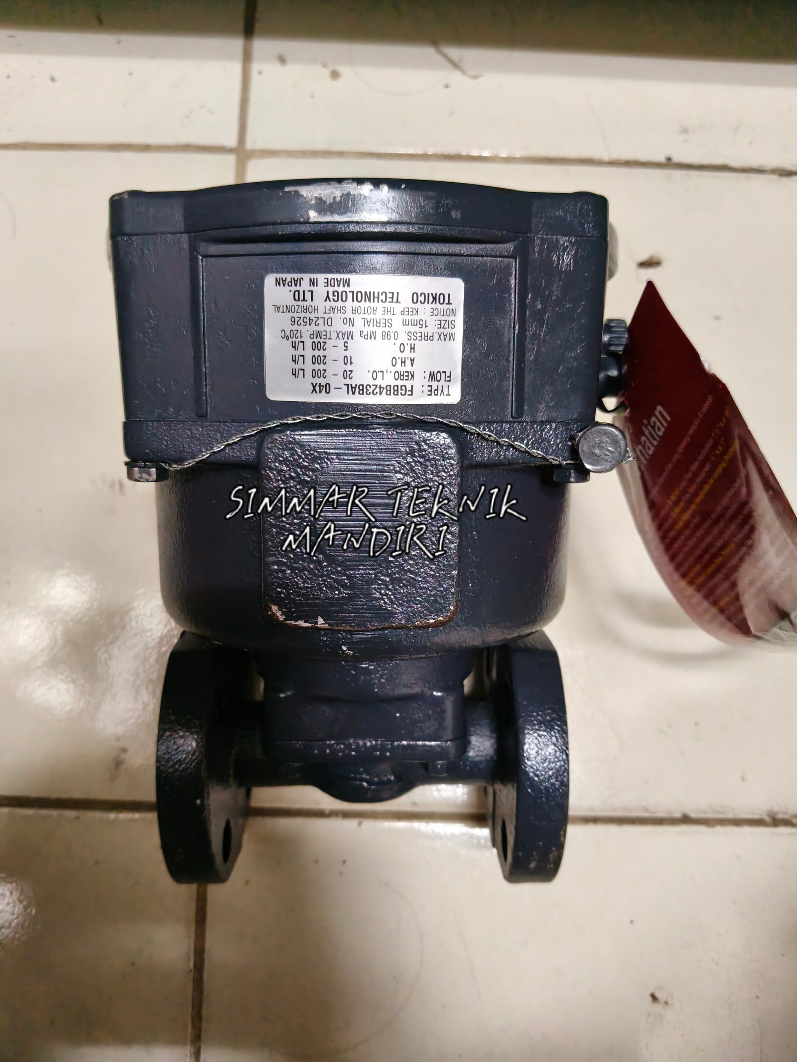 FLOW METER TOKICO 1 INCH